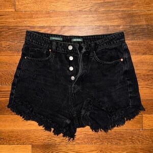 Wild Fable black denim shorts